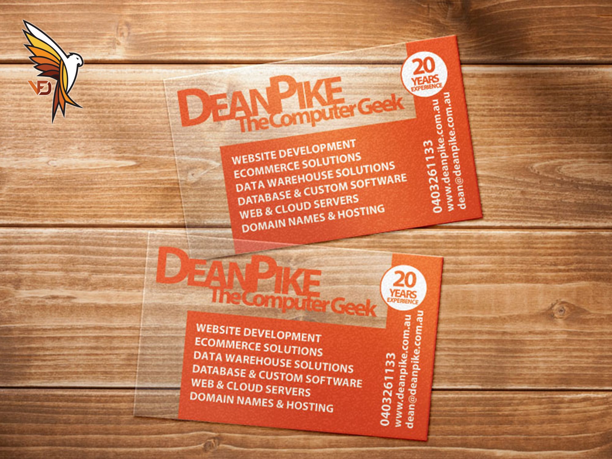 Dean Pike Computer Geek - Business Card
