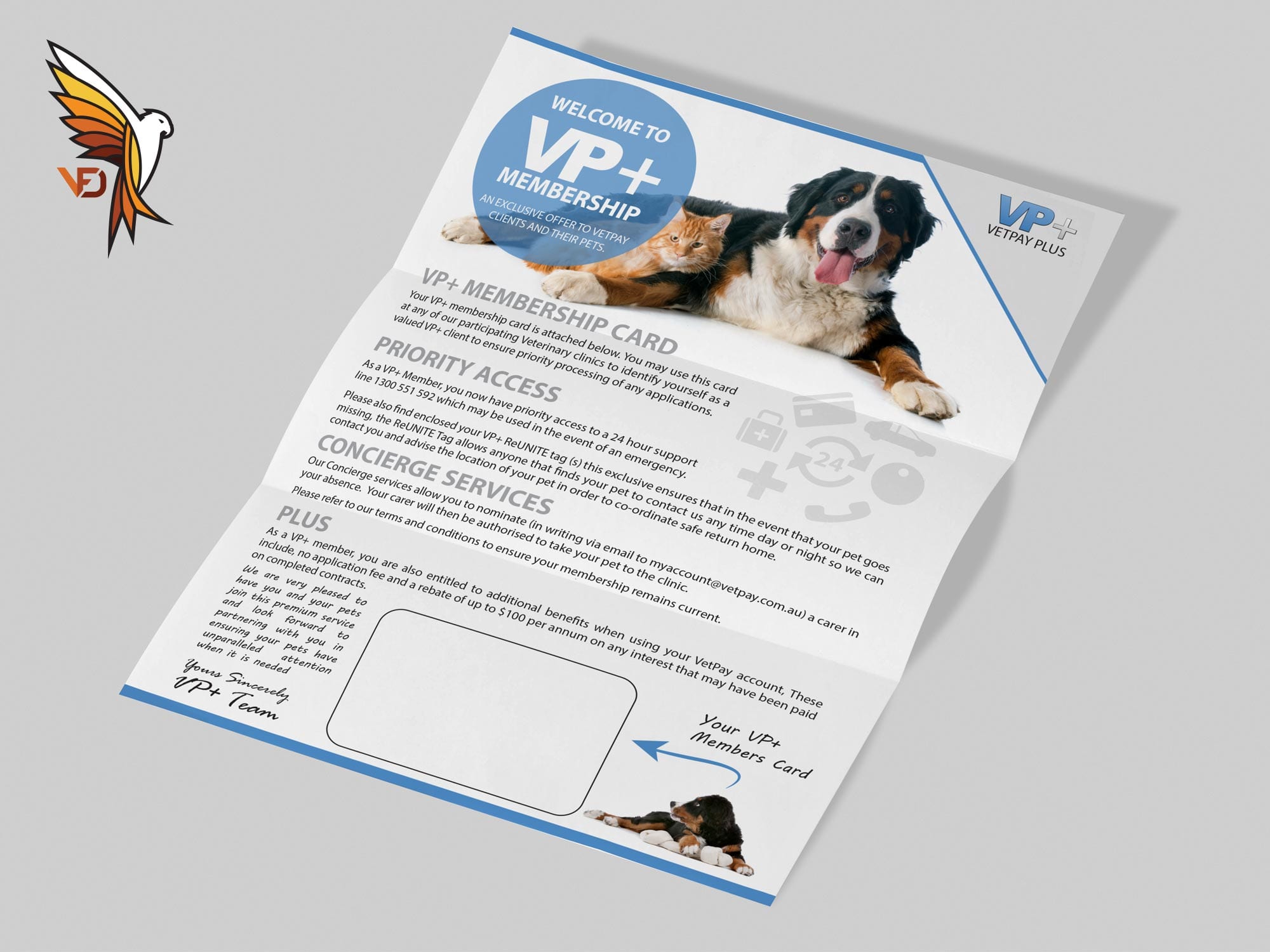 VetPay Plus - Letter Design