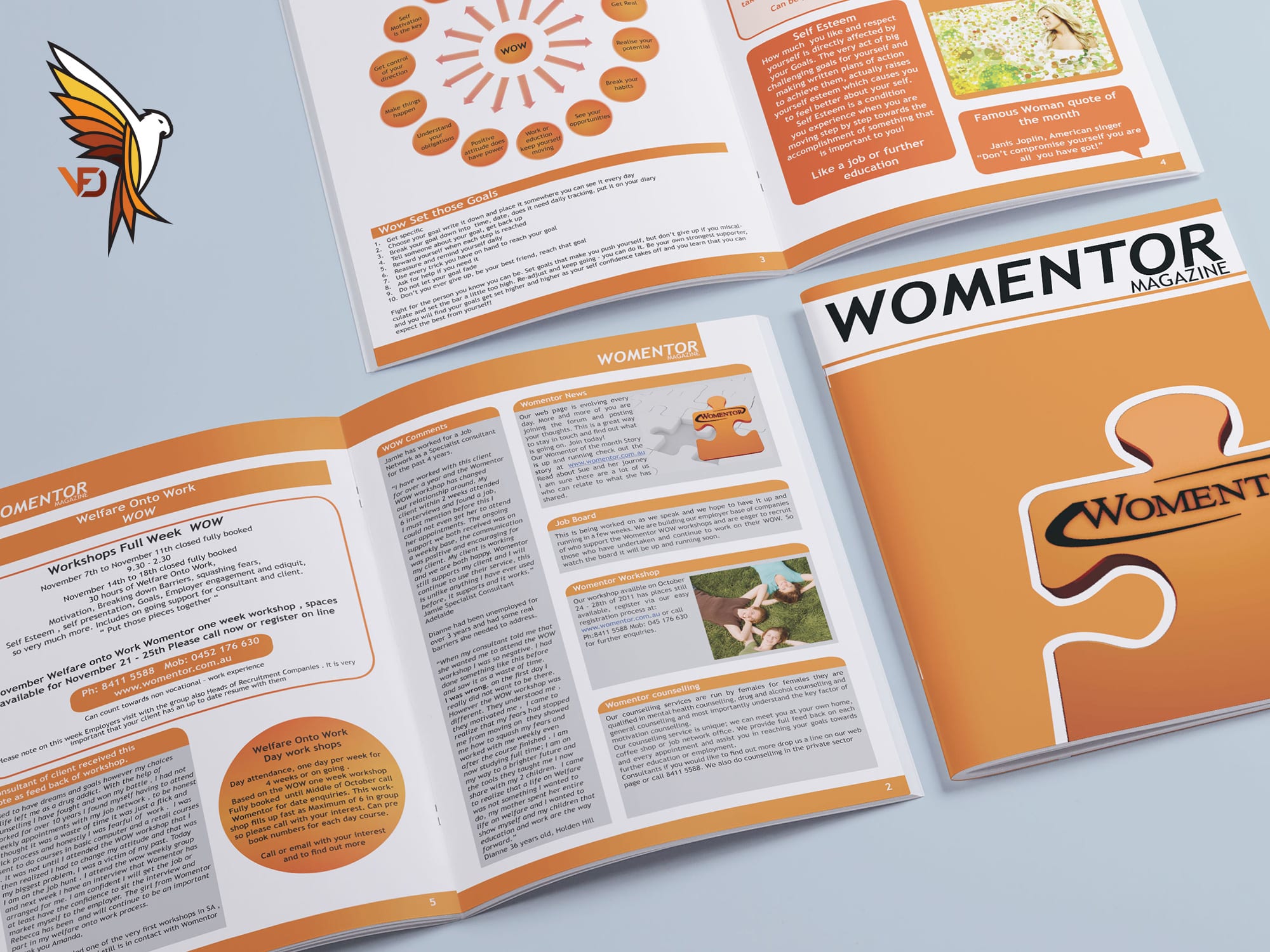 Womentor - Booklet Design
